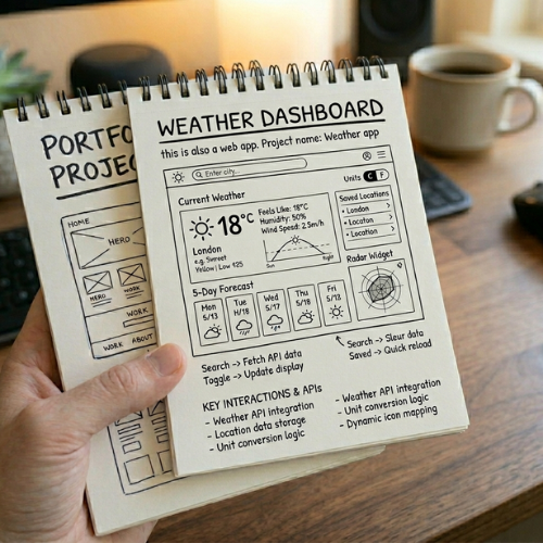 Weather dashboard preview